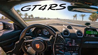 TEARING UP THE TRACK IN A NEW PORSCHE GT4 RS IS IT A PURE DRIVERS CAR [upl. by Natsirt]