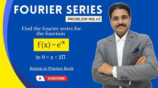 FOURIER SERIES SOLVED PROBLEM 2 LECTURE 10 TIKLESACADEMY [upl. by Haneen]