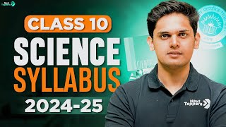 CBSE Science Complete Syllabus For Class 10th 202425  Prashant Kirad  Next Toppers [upl. by Pepin]