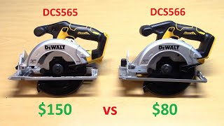 DEWALT 65quot Circular Saws DCS565 vs DCS566 Dont get scammed DCS565B [upl. by Etteroma]