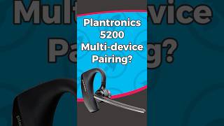 Can you connect the Plantronics Voyager 5200 to two different devices simultaneously shorts [upl. by Essile]