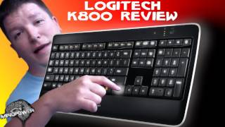 Logitech K800 Wireless Illuminated Keyboard Review  Mindpower [upl. by Columbine]