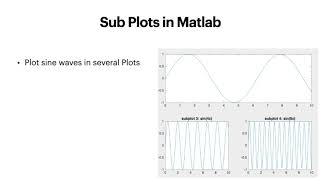 13 Matlab Tutorials How to use subplots in Matlab [upl. by Garda]