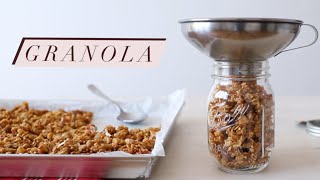 SPECIALE COLAZIONE GRANOLA 3 RICETTE  MANDORLE E MIELE CIOCCOLATO E NOCCIOLE MELE E CANNELLA [upl. by Alda807]