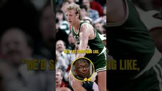 Clyde Drexler recalled his EPIC trash talking battle with Larry Bird  nba larrybird [upl. by Orella624]