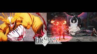 FGOspoiler Anime and Ingame Solomon vs Goetia Cutscene [upl. by Elik]