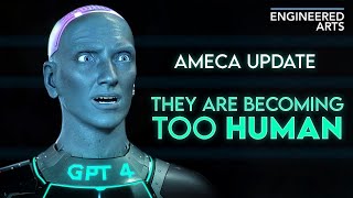 Upgraded AMECA Shows Shocking Signs of Human Emotions [upl. by Harrak148]