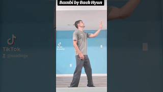 Bambi dance Practice with Baekhyun kpop dance Practice getting wild with bambi by baekhyun [upl. by Haelem319]