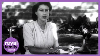 On This Day 21 April 1947  Princess Elizabeths Incredibly Powerful 21st Birthday Message [upl. by Almeria87]