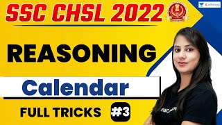 Calendar  Reasoning  SSC CHSL 2022  Ritika Tomar [upl. by Lamoureux]