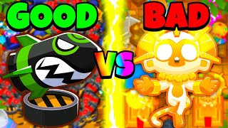 EPIC LATE GAME  Using Bomb Shooters Vs True Sun God Bloons TD Battles 2 [upl. by Yvor]