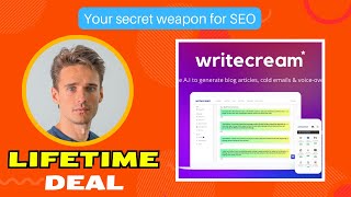 Create marketing content amp sales emails in seconds I Writecream [upl. by Lacy]