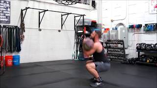 Sandbag Squat Clean  CARC Home of Heavy Drop Training [upl. by Aneelas]