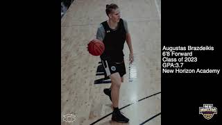 Augustas Brazdeikis  68 Forward  Class of 2023 [upl. by Mcgean]