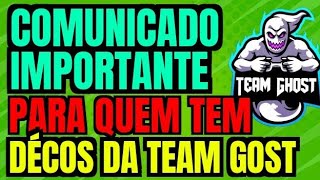 AVISO IMPORTANTE PARA QUEM TEM DÉCOS DO SERVIDOR TEAM GOST [upl. by Solange862]