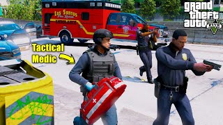 Tactical Medics Responding To Shots Fired In GTA 5 [upl. by Aleemaj]