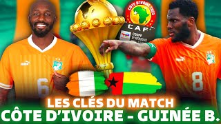 🇨🇮 COTE DIVOIRE  GUINÉE BISSAU 🇬🇼  débuter la CAN 2024 par une victoire [upl. by Mclaurin]