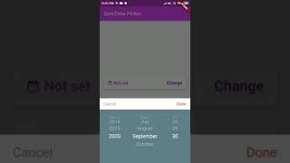 Building a Flutter app with DateTime Picker  Get DateTime From DateTime String [upl. by Mall]