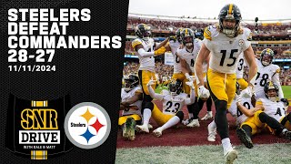 Deep Dive into Steelers 2827 Win Over the Commanders  SNR Drive  Pittsburgh Steelers [upl. by Irek90]