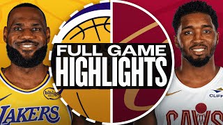 LAKERS at CAVALIERS  FULL GAME HIGHLIGHTS  October 30 2024 [upl. by Ahsatal]