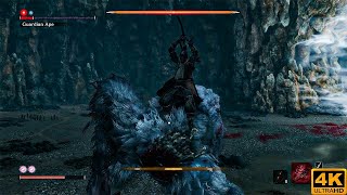 Sekiro Shadows Die Twice  Double Trouble Headless Ape and Guardian Ape Wife Boss Fight [upl. by Nanyk]