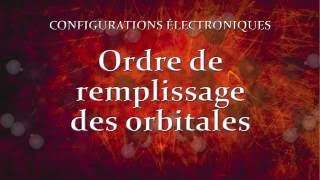 103 Ordre de remplissage des orbitales [upl. by Aynuat796]