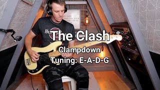 The Clash  Clampdown bass cover with tab [upl. by Linea]