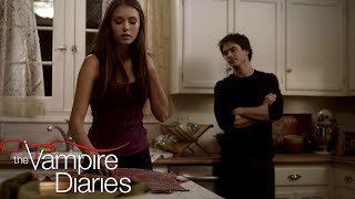 Diários De Um Vampiro 1x3 Damon Conversa Com Elena Sobre Katherine Dublado HD [upl. by Winifield]