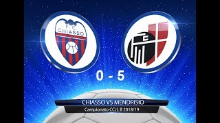 Chiasso VS Mendrisio CCJL B 201819 [upl. by Attiuqal]