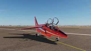 DCS  Alpha Jet first flight [upl. by Ahsienauq]