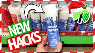 ❄️Grab 1 SPRAY SNOW from Dollar Tree ✨BRILLIANT Christmas DIYs amp HACKS 2024 [upl. by Lrak]