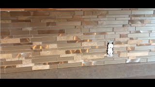 Cutting Tile Backsplash Without a Wet Saw [upl. by Desberg588]