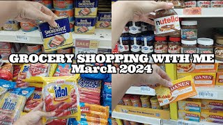 GROCERY SHOPPING WITH ME March 2024 at Robinsons Supermarket Haul Vlog [upl. by Clem]