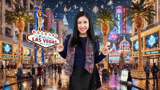 WINTER in LAS VEGAS  Top Places to Visit for the Holidays [upl. by Whall]