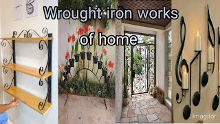 wrought iron works of homeDiy home wrought iron works [upl. by Idissac]