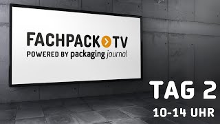 FACHPACK TV  Tag 2 Vormittag  Live von der Messe [upl. by Boiney902]