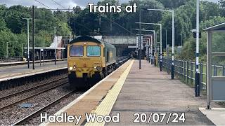 Trains at Hadley Wood ECML 20072024 [upl. by Sunday420]