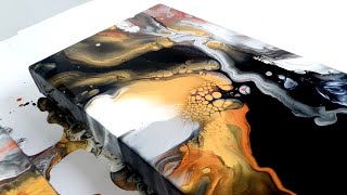 Metallic BEAUTIES  Acrylic Fluid Paintings  Abstract Pouring by Rinske [upl. by Alduino]