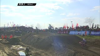 Tom Vialle crash  MXGP of Lombardia 2022 [upl. by Beth]