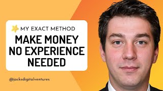 How to Make Money Online With No Experience Needed [upl. by Kaleena]