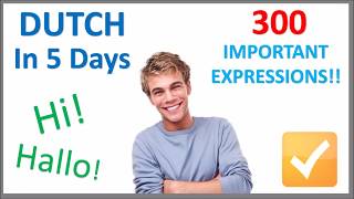 Learn Dutch in 5 Days  Conversation for Beginners [upl. by Doownelg]