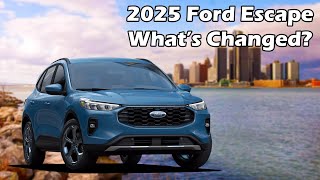 2025 Ford Escape  Whats Changed [upl. by Kulsrud]