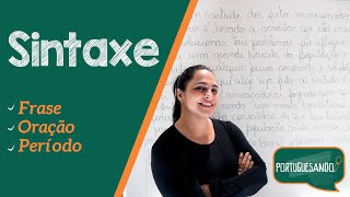 Sintaxe  Frase Oração e Período [upl. by Iaras]