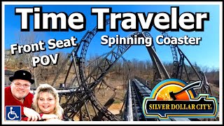 World’s Tallest Steepest Fastest Spinning Roller Coaster – Silver Dollar City’s Time Traveler [upl. by Eetnwahs]