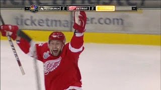 2008 Playoffs Pit  Det  Game 5 3rd Period Highlights [upl. by Millham]