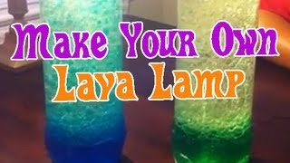 How to Make a LAVA LAMP Easy Kids Science Experiments [upl. by Friedland]