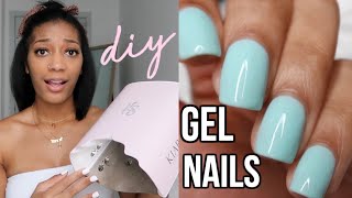 DIY Gel Nails how to do gel nails at home [upl. by Anelav]