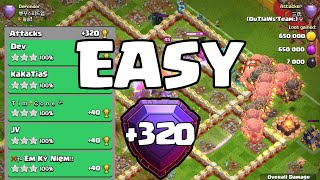 320 EASY Mass Rocket LoonsFireball  Th16 Attack Strategy  Clash of clans [upl. by Notreb246]