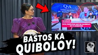 🔴 SEN RISA PINANOOD sa PRESSCON ang VIDEO ni QUIBOLOY  Jevara PH [upl. by Westmoreland]