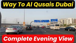 Way To Al Qusais Dubai Complete Evening View parwezakhtervlogs [upl. by Aneehsyt]